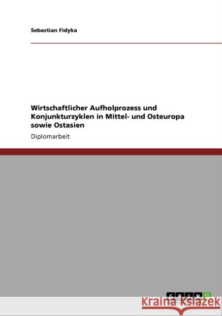 Wirtschaftlicher Aufholprozess und Konjunkturzyklen in Mittel- und Osteuropa sowie Ostasien Sebastian Fidyka 9783640406968 Grin Verlag