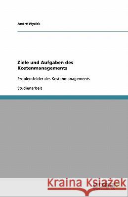 Ziele und Aufgaben des Kostenmanagements : Problemfelder des Kostenmanagements Andr Wycisk 9783640544189 Grin Verlag