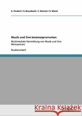 Musik und ihre Internetpromotion: Multimediale Vermittlung von Musik und ihre Wirksamkeit Peukert, K. 9783640556755