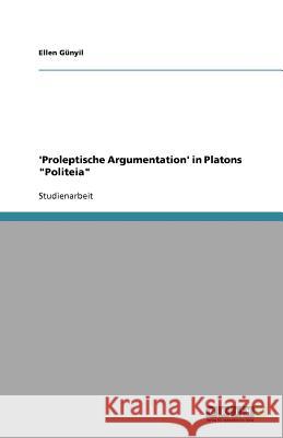 'Proleptische Argumentation' in Platons 