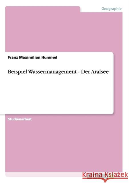 Beispiel Wassermanagement - Der Aralsee Franz Maximilian Hummel 9783640628476 Grin Verlag