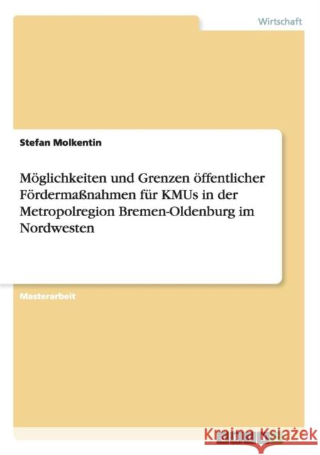 Möglichkeiten und Grenzen öffentlicher Fördermaßnahmen für KMUs in der Metropolregion Bremen-Oldenburg im Nordwesten Molkentin, Stefan 9783640839674 Grin Verlag