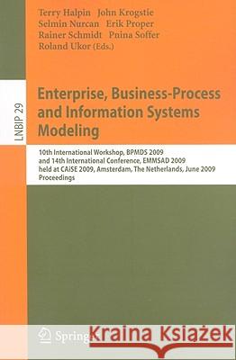 Enterprise, Business-Process and Information Systems Modeling Halpin, Terry 9783642018619 Springer
