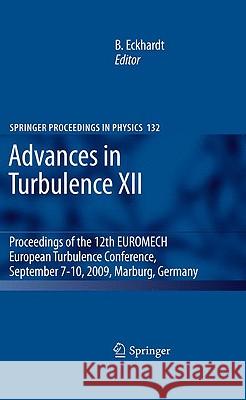 Advances in Turbulence XII: Proceedings of the 12th EUROMECH European Turbulence Conference, September 7-10, 2009, Marburg, Germany Eckhardt, Bruno 9783642030840