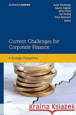 Current Challenges for Corporate Finance: A Strategic Perspective Eilenberger, Guido 9783642041129