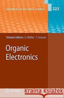 Organic Electronics Tibor Grasser Gregor Meller Ling Li 9783642045370 Springer