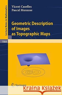 Geometric Description of Images as Topographic Maps Vicent Caselles Pascal Monasse 9783642046100 Springer
