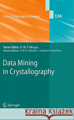 Data Mining in Crystallography Hofmann 9783642047589 SPRINGER
