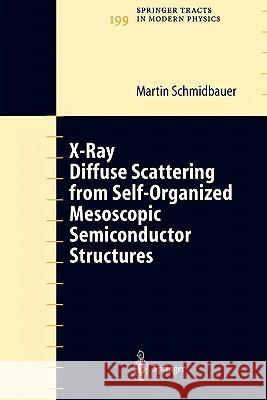 X-Ray Diffuse Scattering from Self-Organized Mesoscopic Semiconductor Structures Martin Schmidbauer 9783642057694 Springer-Verlag Berlin and Heidelberg GmbH & 