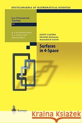 Surfaces in 4-Space Scott Carter, Seiichi Kamada, Masahico Saito 9783642059131
