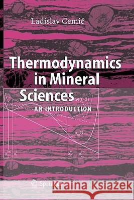 Thermodynamics in Mineral Sciences: An Introduction Cemic, Ladislav 9783642063633 Not Avail