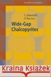 Wide-Gap Chalcopyrites Susanne Siebentritt Uwe Rau 9783642063824 Not Avail