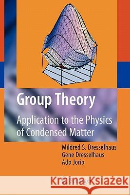 Group Theory: Application to the Physics of Condensed Matter Dresselhaus, Mildred S. 9783642069451