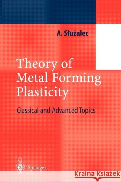 Theory of Metal Forming Plasticity: Classical and Advanced Topics Sluzalec, Andrzej 9783642073700 Not Avail