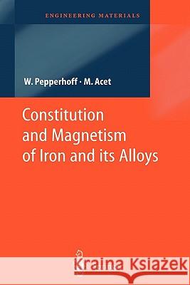 Constitution and Magnetism of Iron and Its Alloys Pepperhoff, Werner 9783642076305 Springer