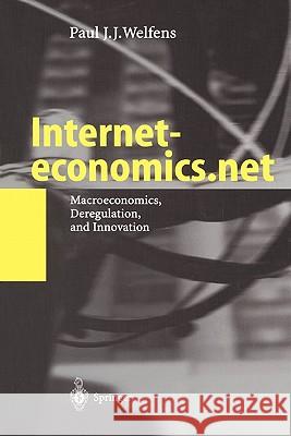 Interneteconomics.Net: Macroeconomics, Deregulation, and Innovation Welfens, Paul J. J. 9783642077654