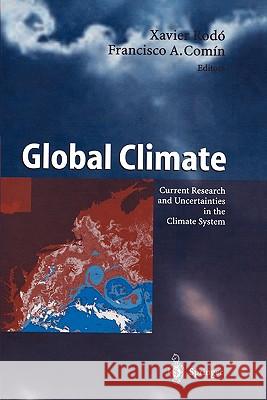Global Climate: Current Research and Uncertainties in the Climate System Rodo, Xavier 9783642078569 Not Avail