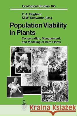 Population Viability in Plants: Conservation, Management, and Modeling of Rare Plants Christy A. Brigham, Mark W. Schwartz 9783642078699
