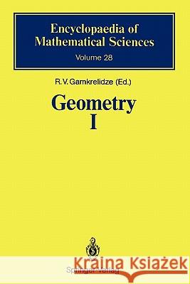 Geometry I: Basic Ideas and Concepts of Differential Geometry Gamkrelidze, R. V. 9783642080852 Springer