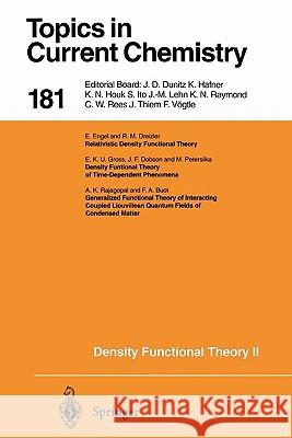 Density Functional Theory II: Relativistic and Time Dependent Extensions Nalewajski, R. F. 9783642082498 Springer