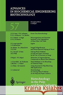 Biotechnology in the Pulp and Paper Industry Karl-Erik L. Eriksson M. Akhtar D. S. Argyropoulos 9783642082788