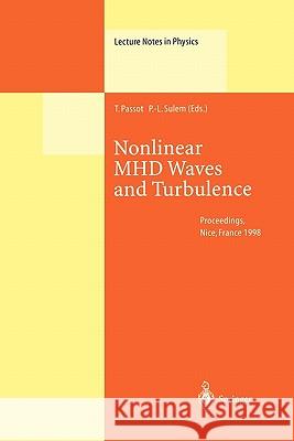 Nonlinear Mhd Waves and Turbulence: Proceedings of the Workshop Held in Nice, France, 1-4 December 1998 Passot, Thierry 9783642085987 Springer