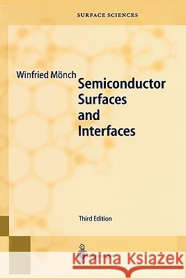 Semiconductor Surfaces and Interfaces Winfried Monch 9783642087486 Springer