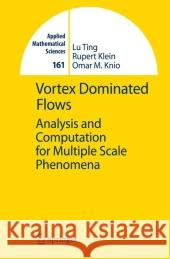 Vortex Dominated Flows: Analysis and Computation for Multiple Scale Phenomena Lu Ting, Rupert Klein, Omar M Knio 9783642088124 Springer-Verlag Berlin and Heidelberg GmbH & 