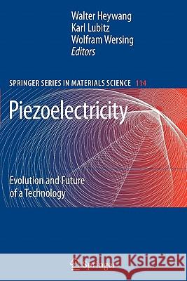 Piezoelectricity: Evolution and Future of a Technology Heywang, Walter 9783642088186 Springer