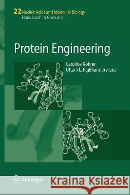 Protein Engineering Caroline Koehrer Uttam L. RajBhandary 9783642089923 Not Avail