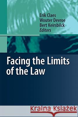 Facing the Limits of the Law Springer 9783642098581