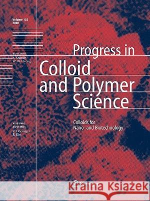 Colloids for Nano- And Biotechnology Hórvölgyi, Zoltán 9783642098864 Springer