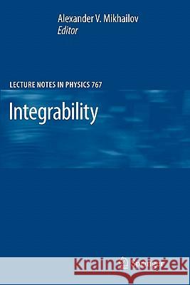 Integrability Alexander Mikhailov 9783642099908