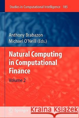Natural Computing in Computational Finance: Volume 2 Anthony Brabazon, Michael O'Neill 9783642101120