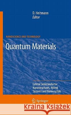 Quantum Materials, Lateral Semiconductor Nanostructures, Hybrid Systems and Nanocrystals: Lateral Semiconductor Nanostructures, Hybrid Systems and Nanocrystals Detlef Heitmann 9783642105524 Springer-Verlag Berlin and Heidelberg GmbH & 