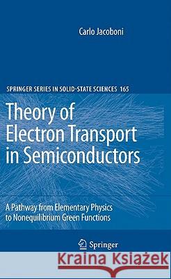 Theory of Electron Transport in Semiconductors: A Pathway from Elementary Physics to Nonequilibrium Green Functions Jacoboni, Carlo 9783642105852