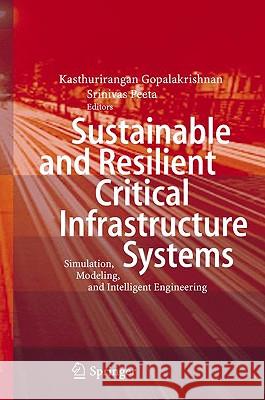Sustainable and Resilient Critical Infrastructure Systems: Simulation, Modeling, and Intelligent Engineering Gopalakrishnan, Kasthurirangan 9783642114045