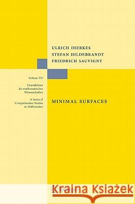 Minimal Surfaces Ulrich Dierkes, Stefan Hildebrandt, Friedrich Sauvigny, Ruben Jakob, Albrecht Küster 9783642116971