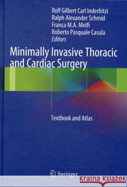 Minimally Invasive Thoracic and Cardiac Surgery: Textbook and Atlas Inderbitzi, Rolf Gilbert Carl 9783642118609 Not Avail