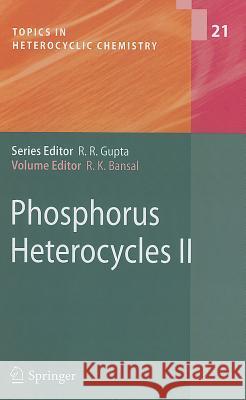 Phosphorus Heterocycles II Raj K. Bansal 9783642122538 Not Avail