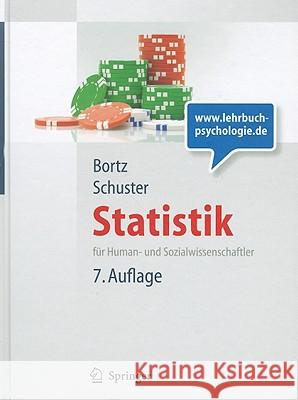 Statistik Für Human- Und Sozialwissenschaftler: Limitierte Sonderausgabe Bortz, Jürgen 9783642127694