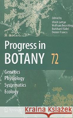 Progress in Botany 72 Ulrich E. Luttge Wolfram Beyschlag Burkhard Budel 9783642131448 Not Avail