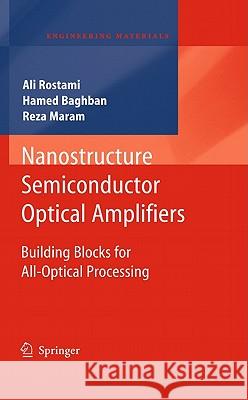 Nanostructure Semiconductor Optical Amplifiers: Building Blocks for All-Optical Processing Rostami, Ali 9783642149245 Not Avail