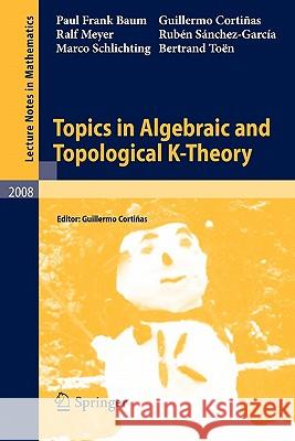 Topics in Algebraic and Topological K-Theory Paul Frank Baum, Guillermo Cortiñas, Ralf Meyer, Rubén Sánchez-García, Marco Schlichting, Bertrand Toën, Guillermo Corti 9783642157073