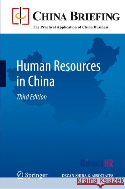 Human Resources in China Chris Devonshire-Ellis Andy Scott Sam Woollard 9783642182082 Not Avail