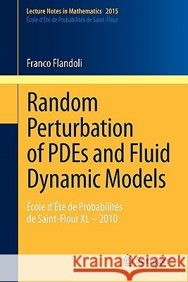 Random Perturbation of PDEs and Fluid Dynamic Models: École d’Été de Probabilités de Saint-Flour XL – 2010 Franco Flandoli 9783642182303 Springer-Verlag Berlin and Heidelberg GmbH & 