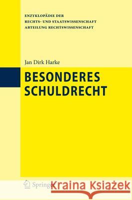 Besonderes Schuldrecht Jan Dirk Harke 9783642206481 Springer