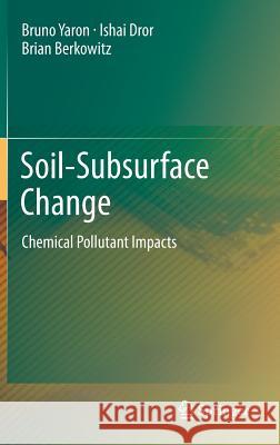 Soil-Subsurface Change: Chemical Pollutant Impacts Yaron, Bruno 9783642243868