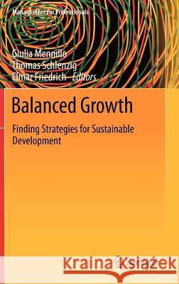 Balanced Growth: Finding Strategies for Sustainable Development Mennillo, Giulia 9783642246524 Springer, Berlin