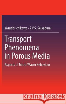 Transport Phenomena in Porous Media: Aspects of Micro/Macro Behaviour Ichikawa, Yasuaki 9783642253324 Springer